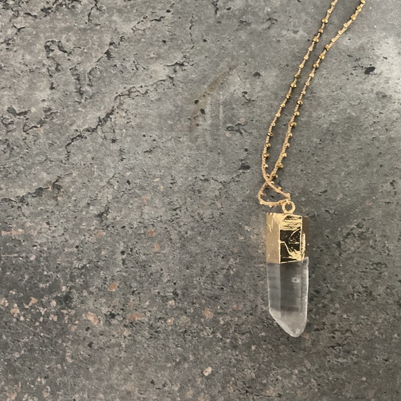 NWOT energy quartz with green turquoise stone - Picture 7 of 7